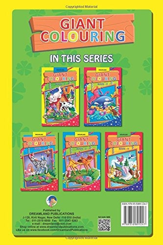 Dreamland Giant Colouring Book - 1 | Grocsy