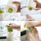 Self Sink Drainer Dishwasher Sanitize Liquid Dispenser and Sponge Holder | Grocsy
