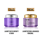 Lakme Youth Infinity Skin Sculpting Night Creme, 50g | Grocsy