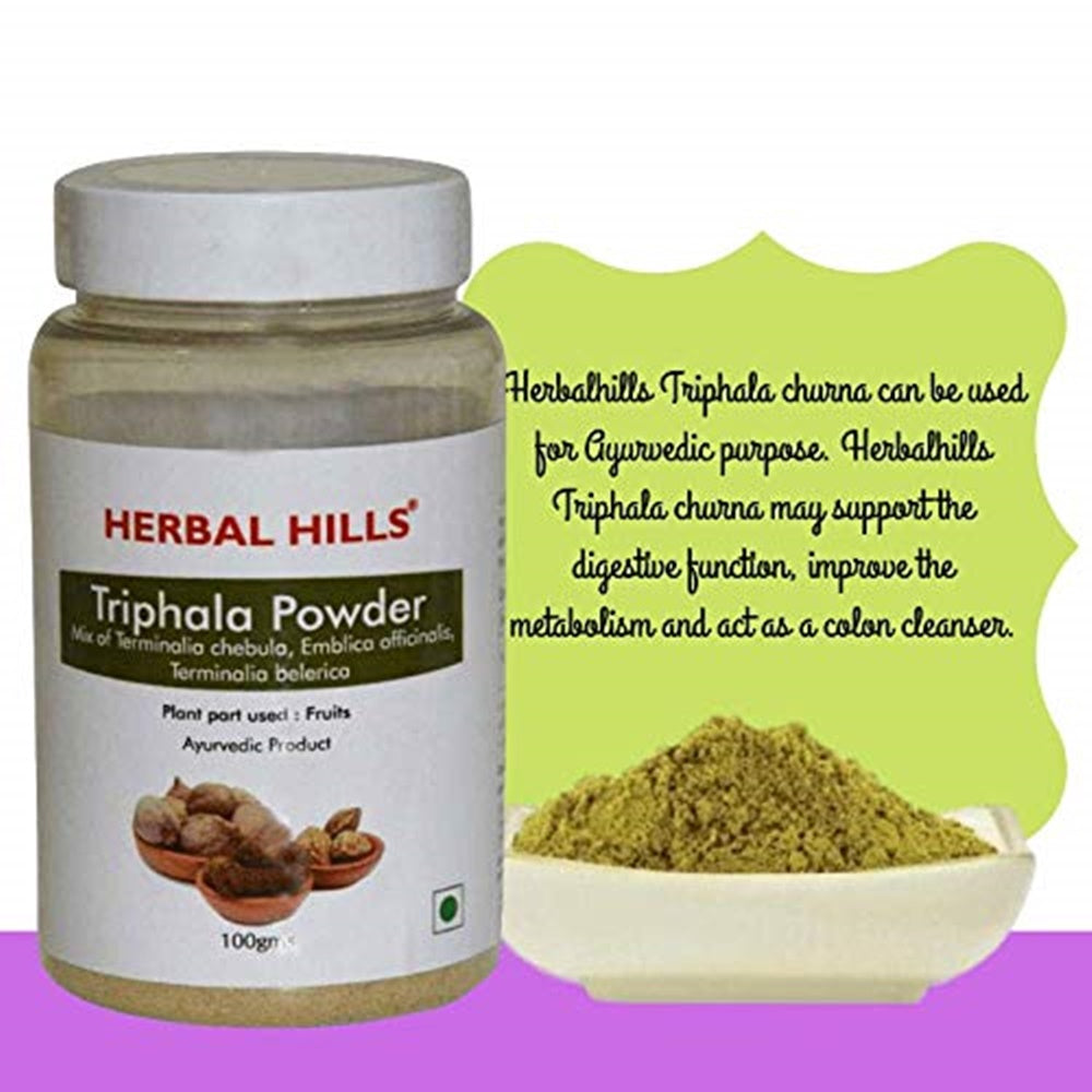 Herbal Hills Ayurveda Organic Triphala Powder | Grocsy