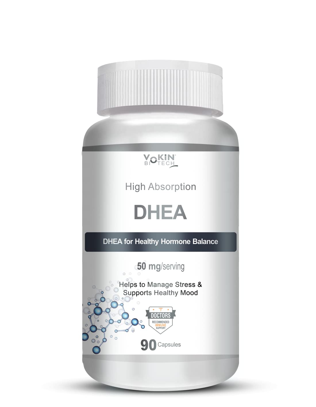 Vokin Biotech DHEA 50mg | Supports Healthy Mood | | Grocsy