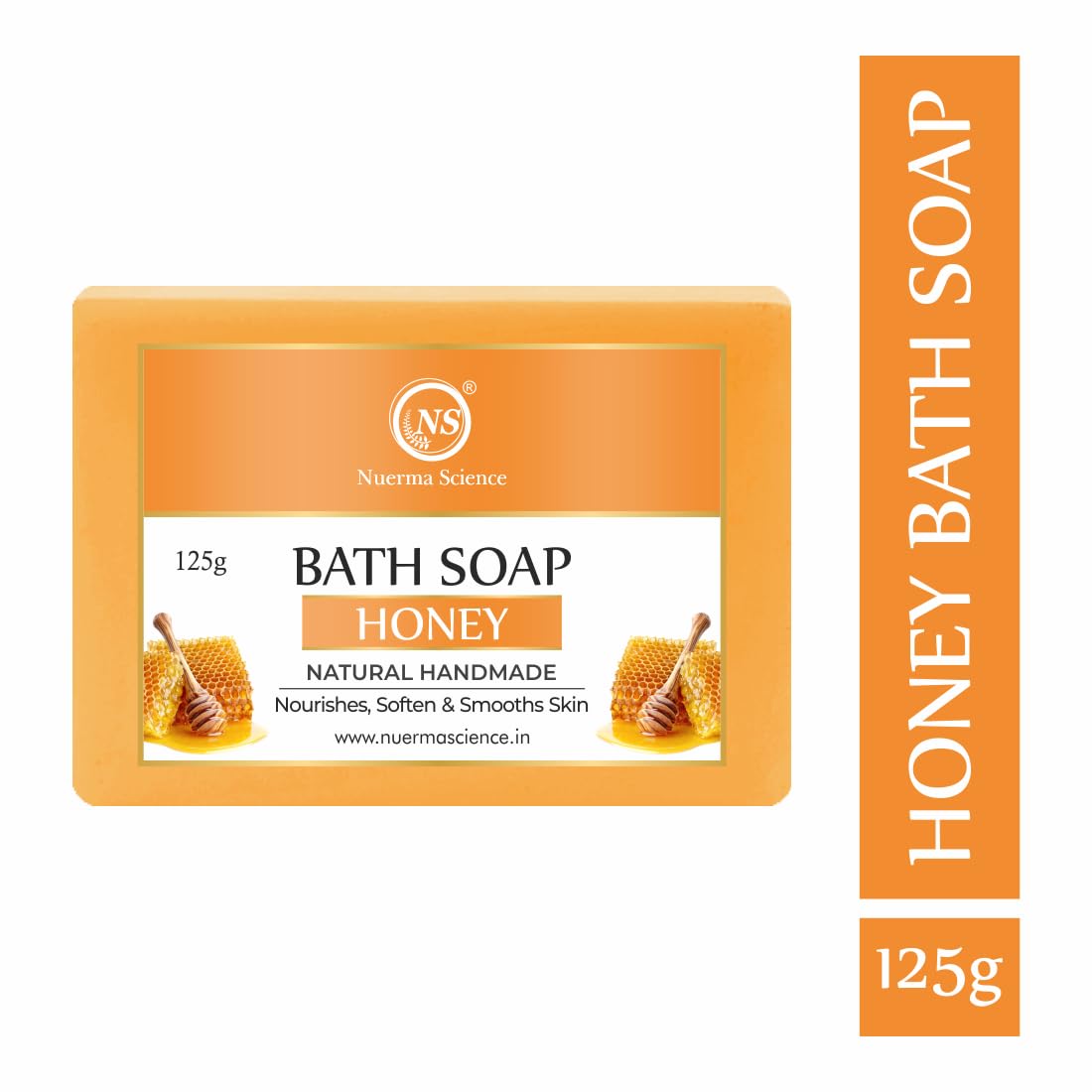 Nuerma Science Honey Bath Soap | Nourishes, Soften & Smoothes Skin | Grocsy