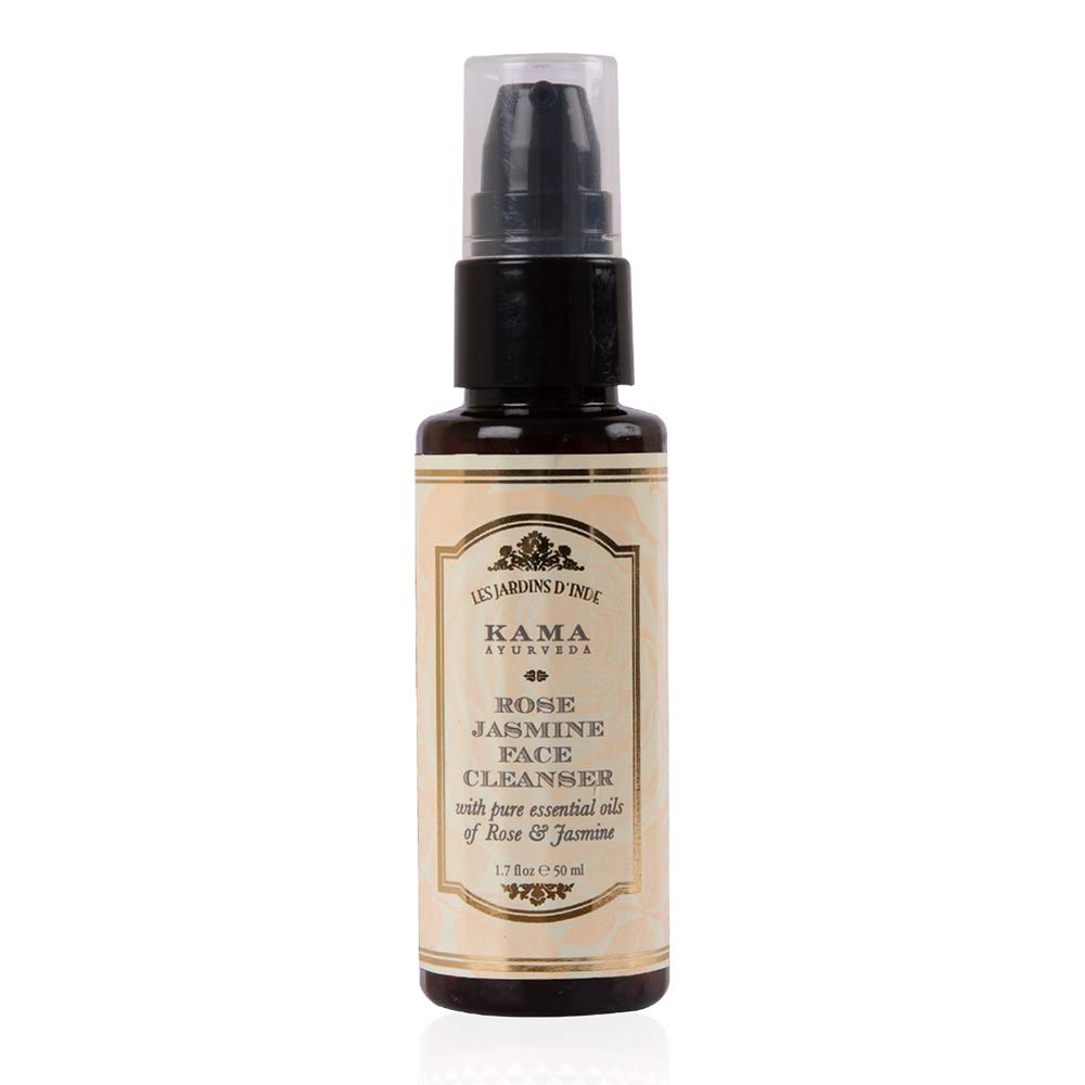 Kama Ayurveda Kumkumadi Night Serum And Rose Jasmine Face Cleanser Combo | Grocsy