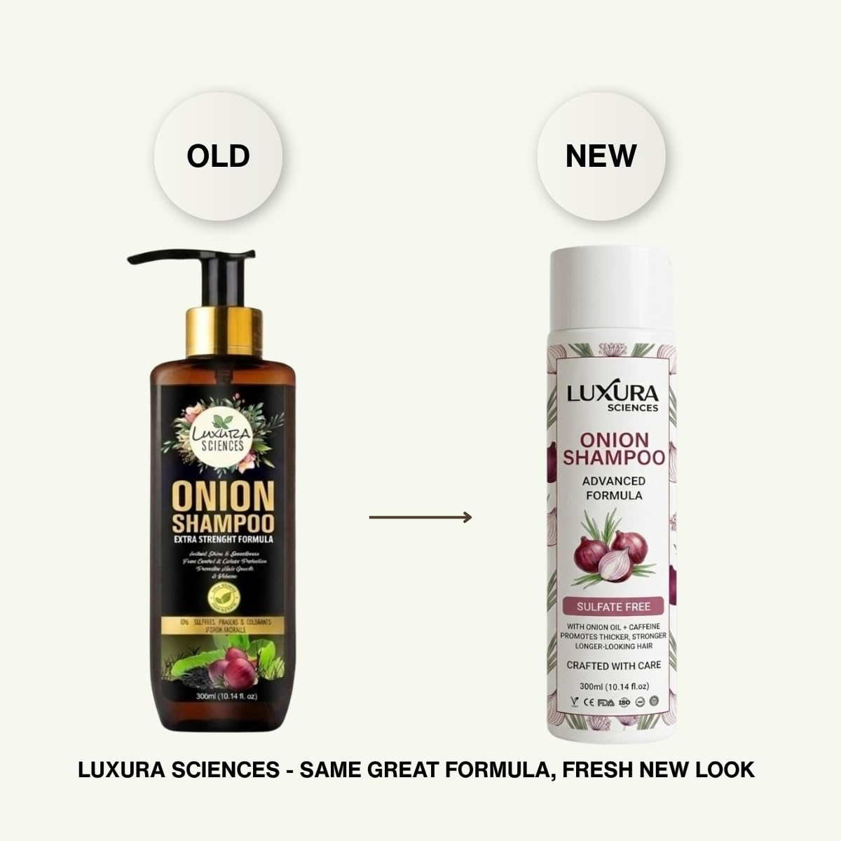 Luxura Sciences Onion Oil Shampoo For Hair Growth | Grocsy