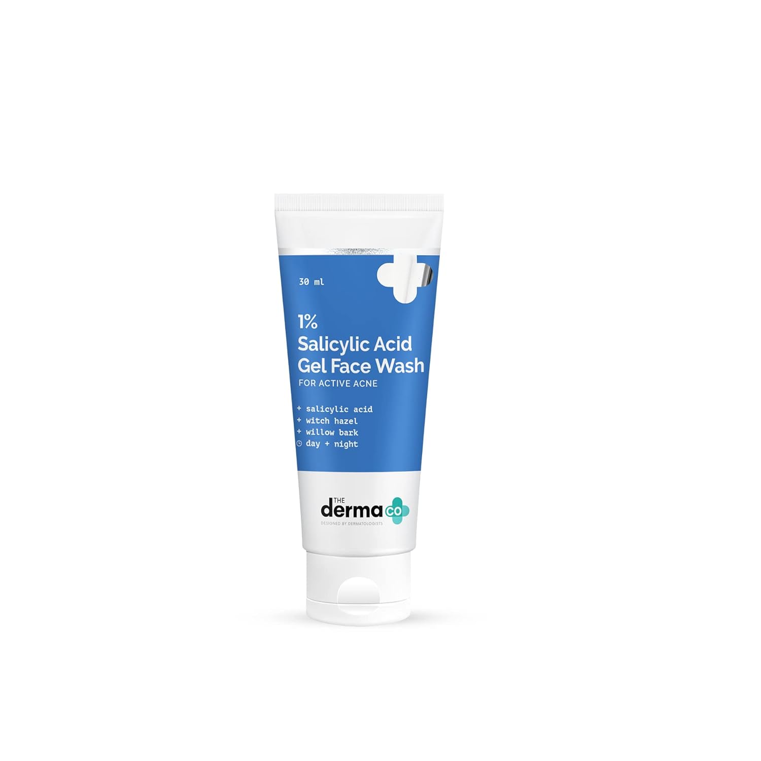 The Derma Co 1% Salicylic Acid Gel Face Wash For Active Acne | Grocsy