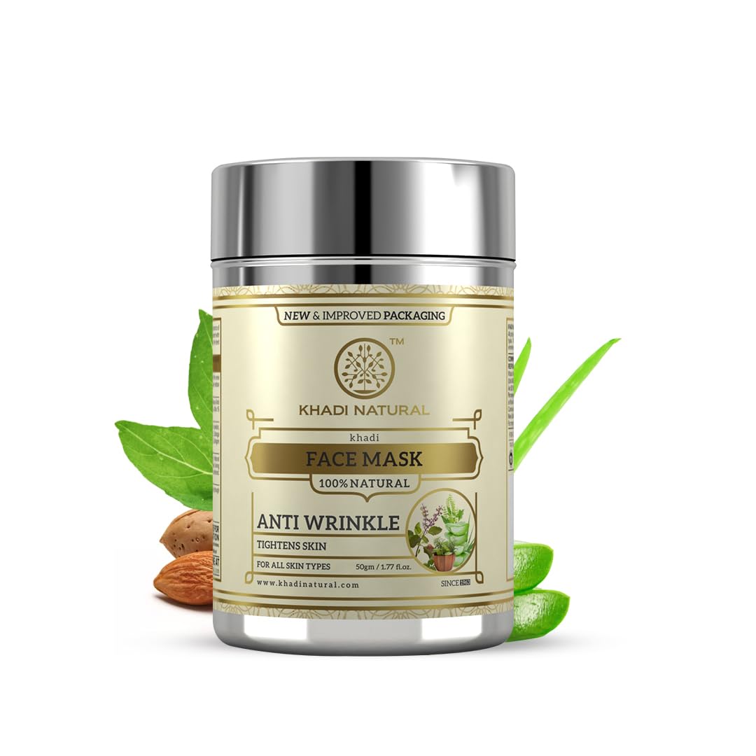 Khadi Natural Anti Wrinkle Herbal Face Mask | Grocsy