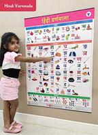 Jumbo Hindi Varnamala Chart for Kids (Hindi Alphabet and Numbers) | Grocsy