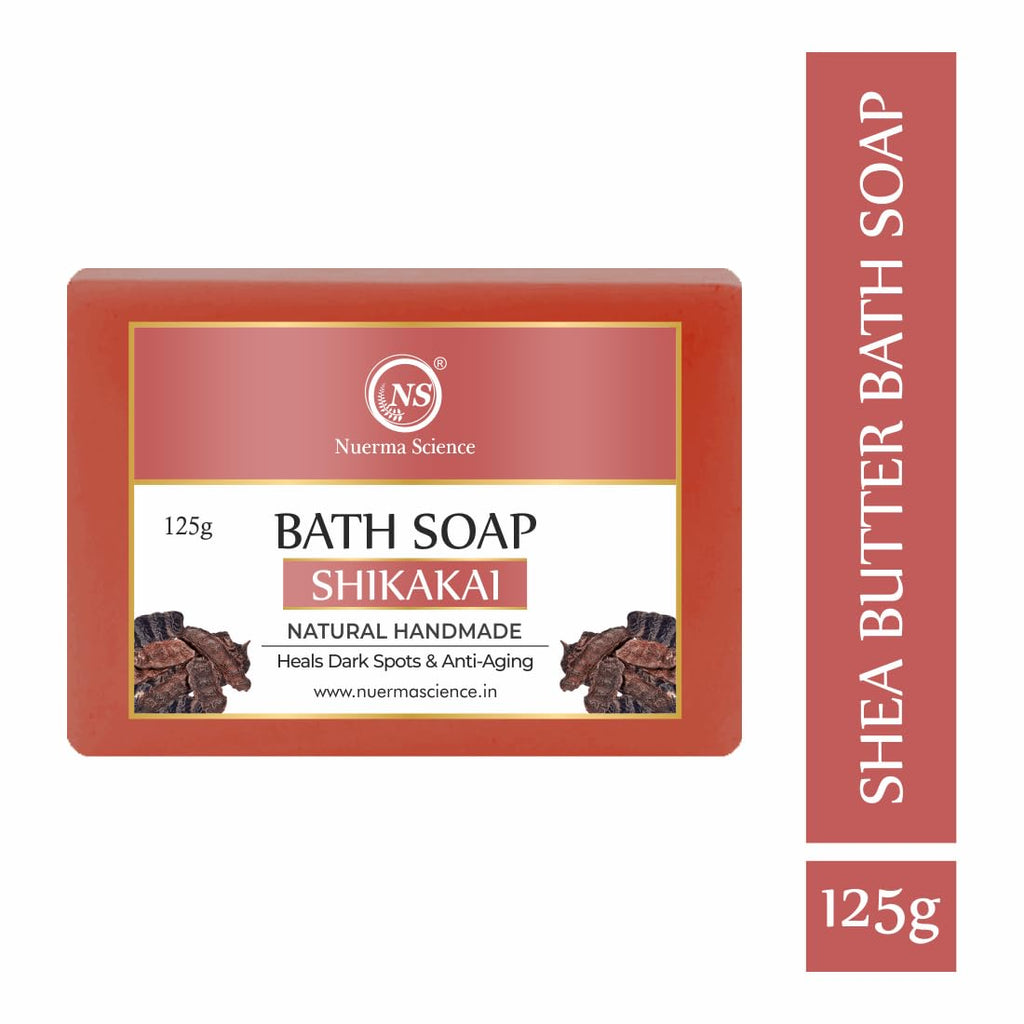 Nuerma Science Shikakai Bath Soap | Heals Dark Spots & Anti-Aging | Grocsy