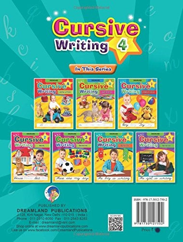 Dreamland Cursive Writing Book (Sentences) Part 4 | Grocsy