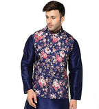 ABH Lifestyle Men's Floral Nehru Jacket | Grocsy