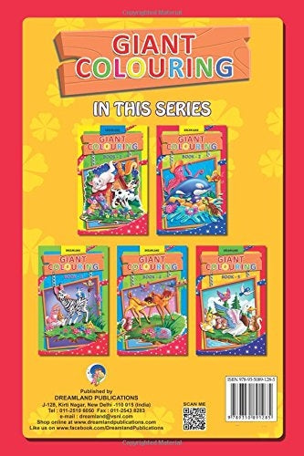 Dreamland Giant Colouring Book - 5 | Grocsy