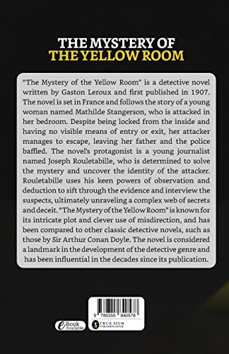 The Mystery Of "The Yellow Room" by LeRoux, Gaston | Grocsy