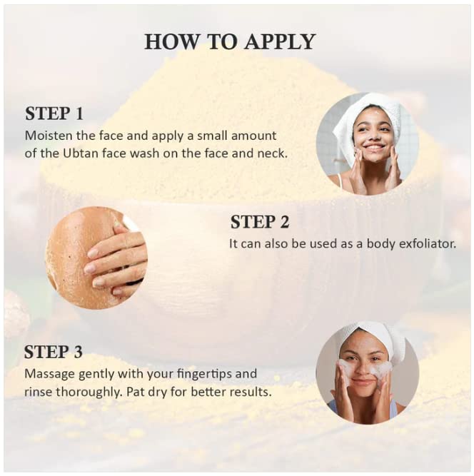 Aegte Rice Ubtan Face Wash | Grocsy