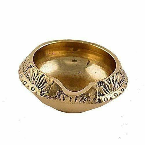 Diwali Kuber Deepak - Diya Oil Lamp For Puja Set Of 2 | Grocsy