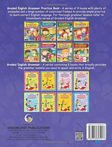 Dreamland Graded English Grammar Practice Book - 5 | Grocsy