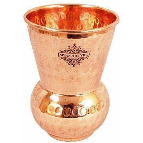 Copper Glass Tumbler, Drink ware & Serve ware -  Set Of 2 | Grocsy