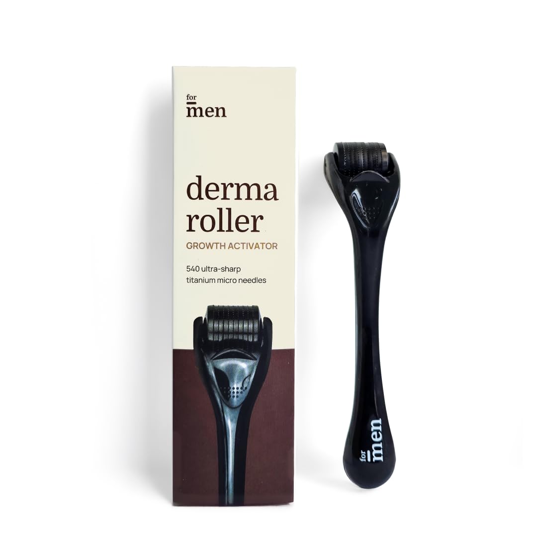 ForMen Derma Roller for Hair Growth For Scalp, Beard | Grocsy