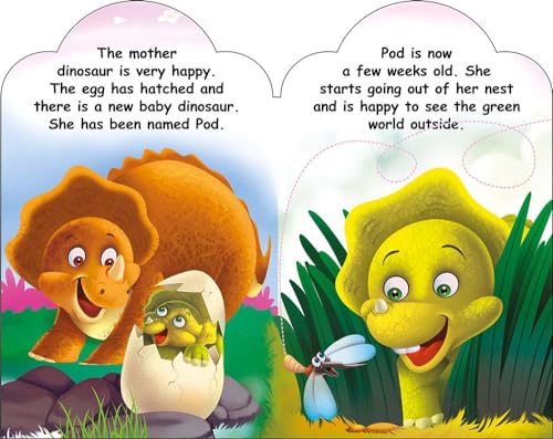 Sawan Set Of 5 Story Books Baby Animals Series (Adventurous Cub,Baby Squirrel,Baby Dinosaur,City Calf & Baby Mouse) [Board Book] Sawan | Grocsy