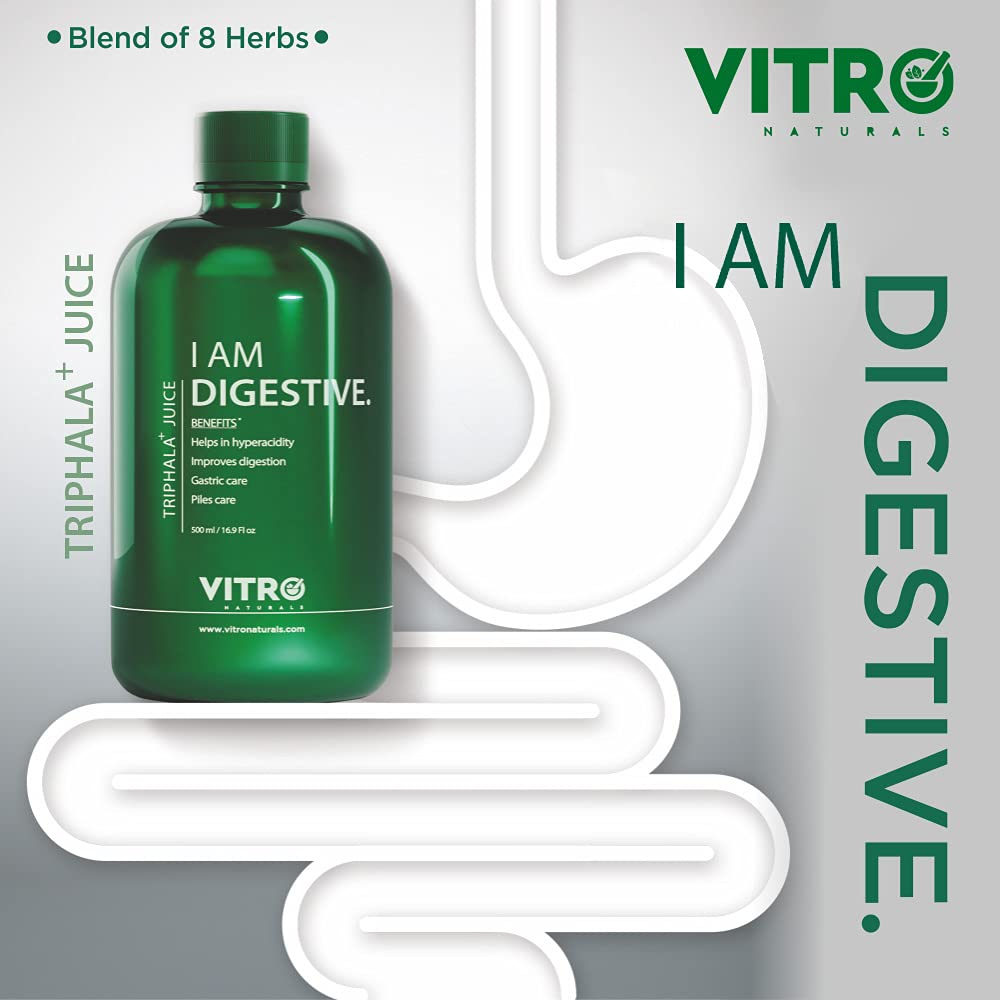 Vitro Naturals I Am Digestive Triphala+ Juice | Grocsy