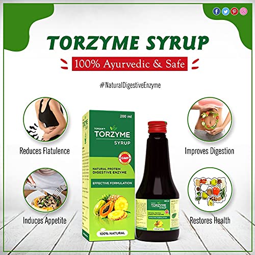 Torque's Torzyme Naural Protein Digestive Enzyme Syrup | Grocsy