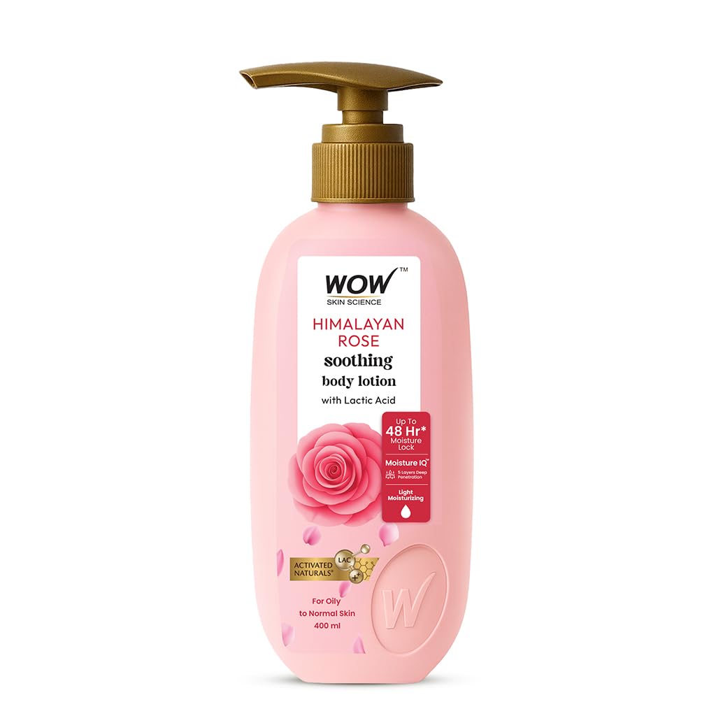 Wow Skin Science Himalayan Rose Body Lotion | Grocsy