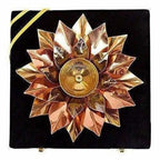 Copper Plated Lotus Design Diya | Grocsy
