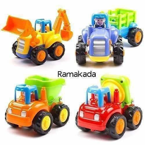 Multi Color - Unbreakable Automobile Car Toys for Kids Set of 4 | Grocsy