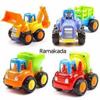 Multi Color - Unbreakable Automobile Car Toys for Kids Set of 4 | Grocsy