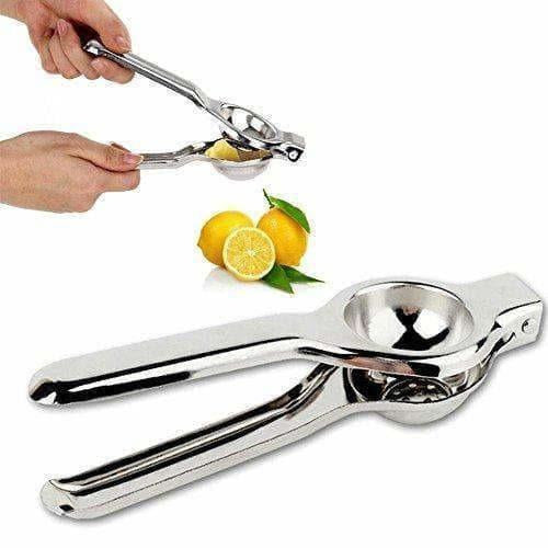 Stainless Steel Lemon Citrus Squeezer / Bottle Opener | Grocsy
