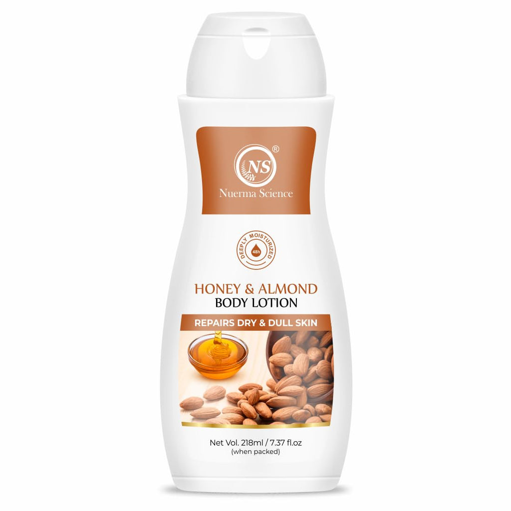 Nuerma Science Honey Almond Advanced Nourishing Body Lotion | Deep Hydrating Moisturizer | Grocsy
