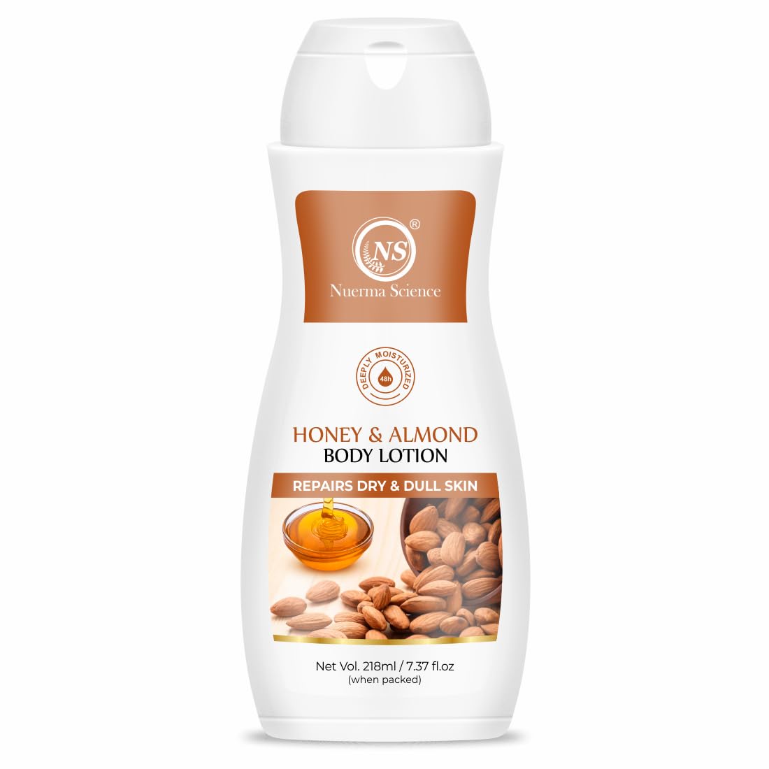 Nuerma Science Honey Almond Advanced Nourishing Body Lotion | Deep Hydrating Moisturizer | Grocsy