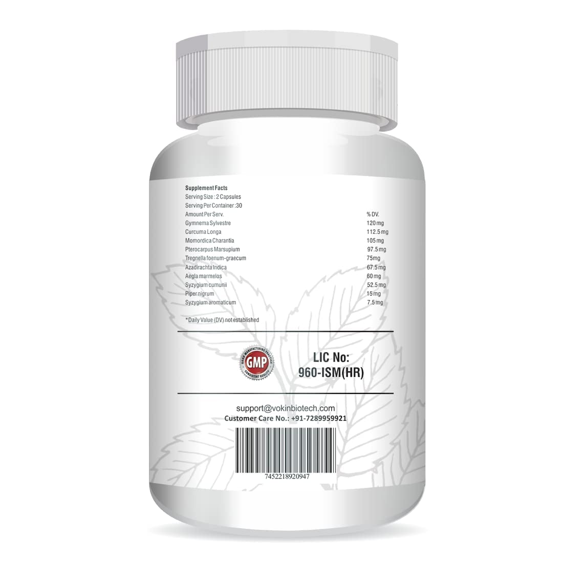 Vokin Biotech Herbal Insulux and Cardiovax Capsules Combo | Grocsy