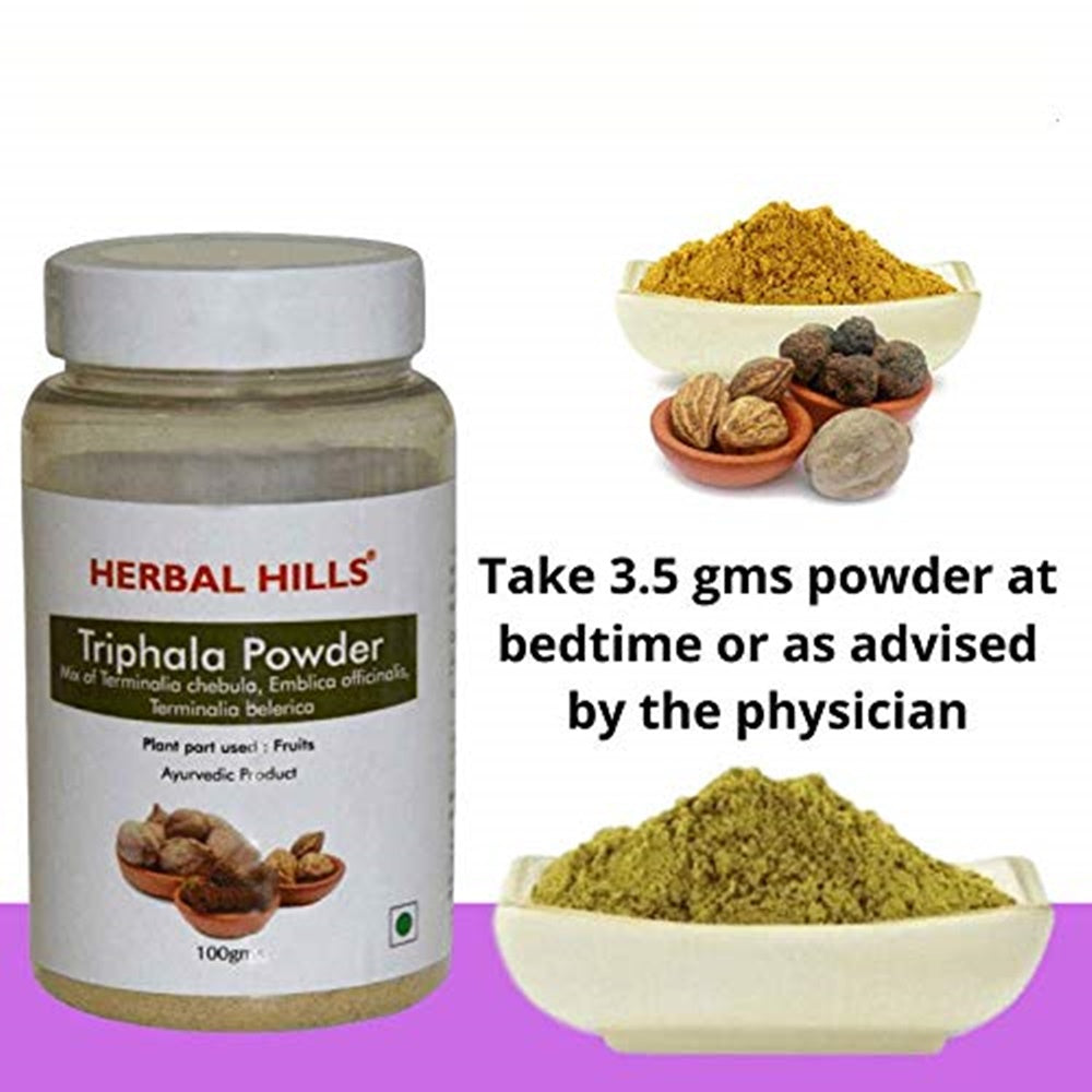 Herbal Hills Ayurveda Organic Triphala Powder | Grocsy