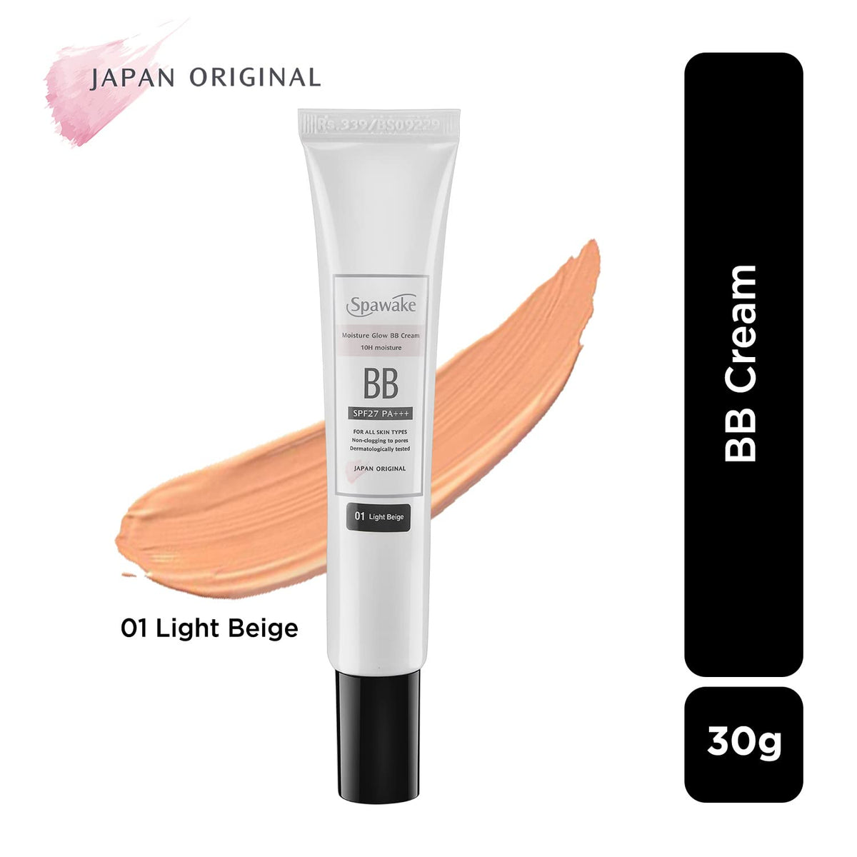 Spawake Moisture Glow BB Cream SPF27/PA+++ - 01 Light Beige | Grocsy