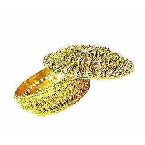 Golden - Decorative Organza Potli Basket (Pack Of 6) | Grocsy