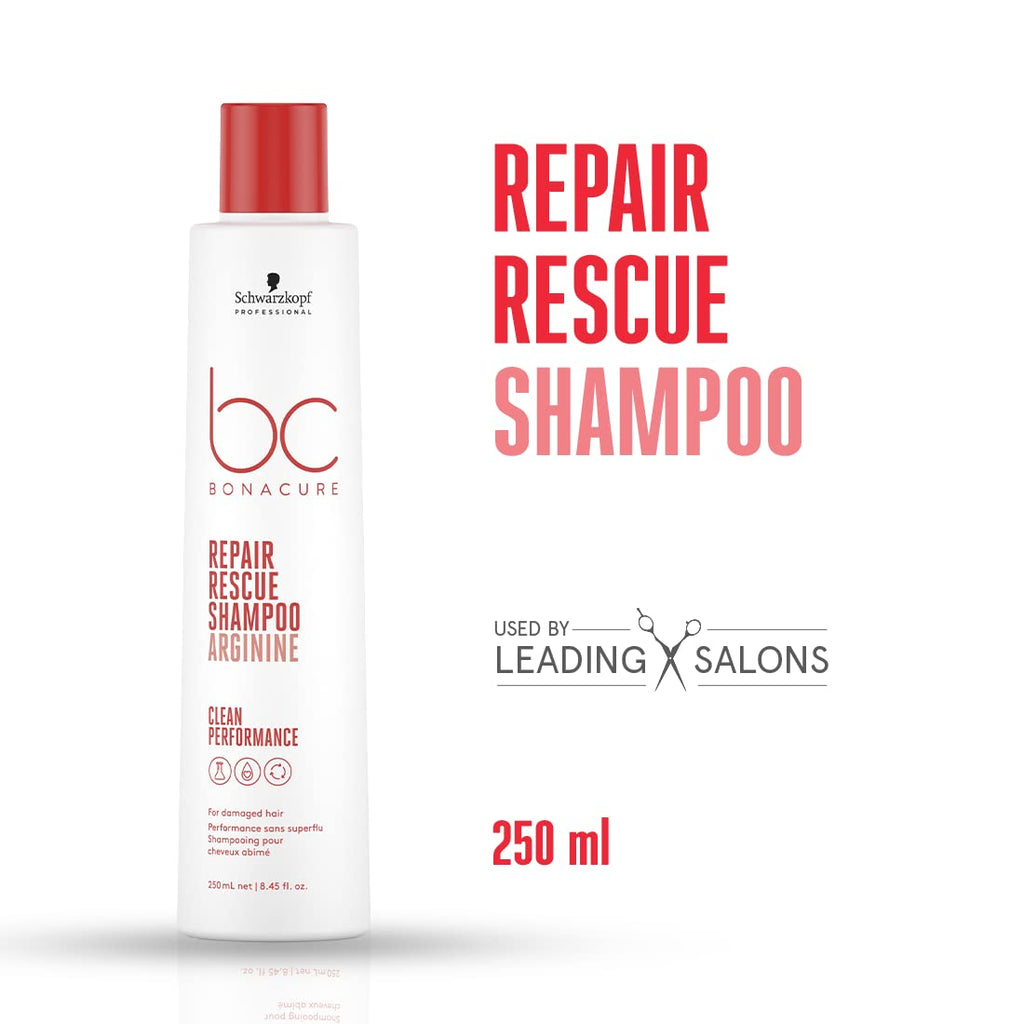 Schwarzkopf Professional Bonacure Repair Rescue Shampoo with Arginine | Grocsy