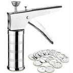 Stainless Steel Kitchen Press Maker with 12 Pieces | Grocsy