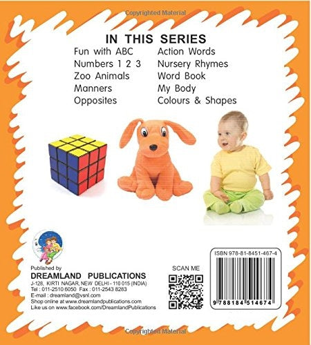 Dreamland Kiddy Board Book - Colours & Shapes | Grocsy