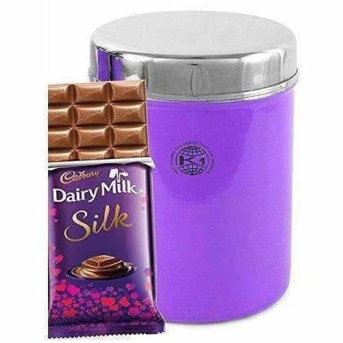 Stainless Steel Food Storage Containers, Set of 3 Piece, 13 cm, 1000 ml | Grocsy
