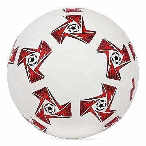 Cosco Roma Foot Ball, Size 5 (White/Red) | Grocsy