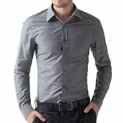 Men's Cotton Solid Full Sleeve Shirts | Grocsy