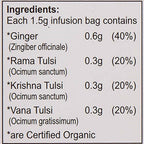 24 Mantra Organic Tulsi Ginger Herbal Infusion Tea | Grocsy