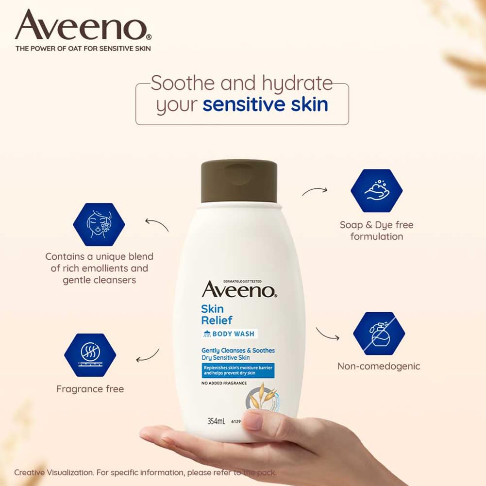 Aveeno Skin Relief Body Wash | Grocsy