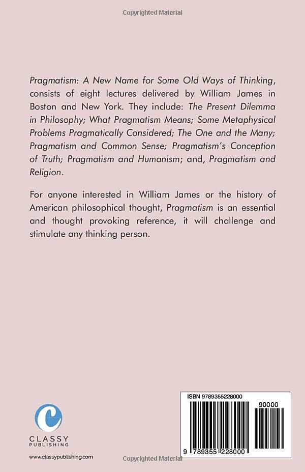 Pragmatism by James, William | Grocsy