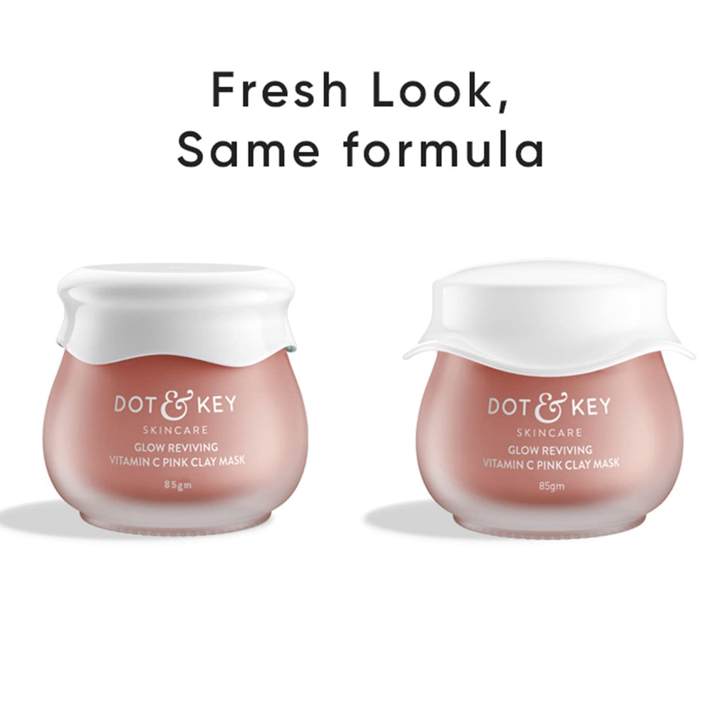 Dot & Key Glow Reviving Vitamin C Pink Clay Face Mask | Grocsy