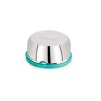 HAZEL Stainless Steel Airtight Storage Containers for Kitchen | Small Lunch Box 450ml Each Set of 2 | Grocsy