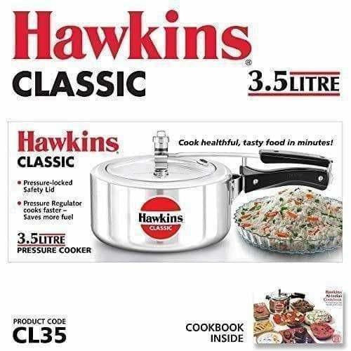 Hawkins Classic Pressure Cooker 3.5 Litres | Grocsy