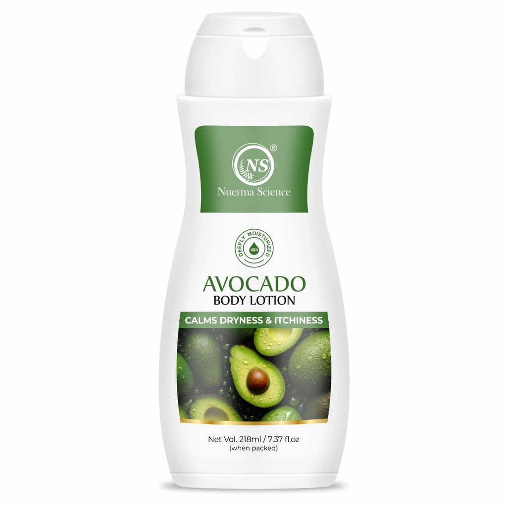 Nuerma Science Avocado Moisturizing Body Lotion for Dry & Sensitive Skin with 24 hr Nourishment | Grocsy