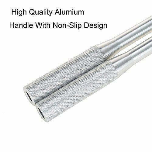 Kobo Metal Speed Aluminum Jump Rope (Silver) | Grocsy