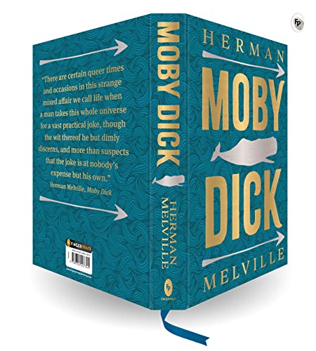 Moby Dick by Herman Melville (Deluxe Hardbound Edition) – Classic American Literature| Adventure Novel by Herman Melville | Grocsy